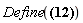 "Define(?)"
