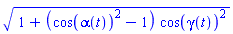 (1+(cos(alpha(t))^2-1)*cos(gamma(t))^2)^(1/2)
