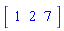Vector[row](3, {(1) = 1, (2) = 2, (3) = 7})