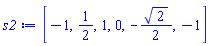 [-1, 1/2, 1, 0, -(1/2)*2^(1/2), -1]