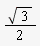 (1/2)*sqrt(3)