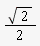 (1/2)*sqrt(2)