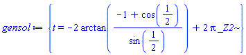 {t = -2*arctan((-1+cos(1/2))/sin(1/2))+2*Pi*_Z2}