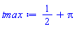 1/2+Pi