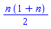 (1/2)*n*(1+n)