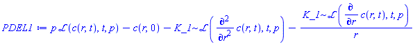 p*laplace(c(r, t), t, p)-c(r, 0)-K_1*laplace(diff(diff(c(r, t), r), r), t, p)-K_1*laplace(diff(c(r, t), r), t, p)/r