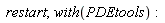 restart; with(PDEtools)