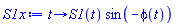 proc (t) options operator, arrow, function_assign; S1(t)*sin(-phi(t)) end proc