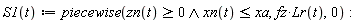 "S1(t):=piecewise(zn(t)>=0 and xn(t)<=xa,fz*Lr(t),0):"