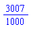 3007/1000