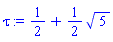 1/2+(1/2)*5^(1/2)
