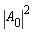 `#msup(mrow(mo("&verbar;"),msub(mi("A"),mn("0")),mo("&verbar;")),mn("2"))`