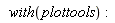 with(plottools)