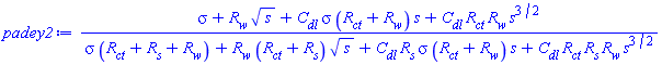 (sigma+R__w*s^(1/2)+C__dl*sigma*(R__ct+R__w)*s+C__dl*R__ct*R__w*s^(3/2))/(sigma*(R__ct+R__s+R__w)+R__w*(R__ct+R__s)*s^(1/2)+C__dl*R__s*sigma*(R__ct+R__w)*s+C__dl*R__ct*R__s*R__w*s^(3/2))