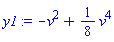 -v^2+(1/8)*v^4