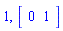 1, Vector[row](2, {(1) = 0, (2) = 1})