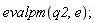 evalpm(q2, e)