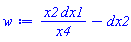 _DG([["form", M, 1], [[[1], x2/x4], [[2], -1]]])