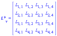 `&Lopf;`[`~mu`, nu] = Matrix(%id = 18446746054088983006)