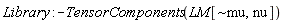 Physics:-Library:-TensorComponents(LM[`~mu`, nu])