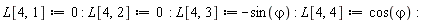 L[4, 1] := 0: