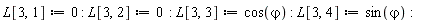 L[3, 1] := 0: