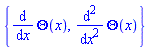 {diff(Theta(x), x), diff(diff(Theta(x), x), x)}