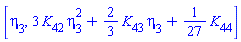 [eta[3], 3*K[42]*eta[3]^2+(2/3)*K[43]*eta[3]+(1/27)*K[44]]