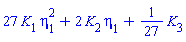 27*K[1]*eta[1]^2+2*K[2]*eta[1]+(1/27)*K[3]