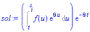 (Int(f(u)*exp(theta*u), u = t .. s__i))*exp(-theta*t)