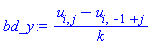 (u[i, j]-u[i, -1+j])/k