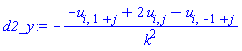 -(-u[i, 1+j]+2*u[i, j]-u[i, -1+j])/k^2