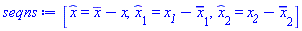 [`#mover(mi("x"),mo("&circ;"))` = conjugate(x)-x, `#mscripts(mi("x"),mn("1"),none(),none(),mo("&circ;"),none(),none())` = x__1-`#mscripts(mi("x"),mn("1"),none(),none(),mo("&macr;"),none(),none())`, `#mscripts(mi("x"),mn("2"),none(),none(),mo("&circ;"),none(),none())` = x__2-`#mscripts(mi("x"),mn("2"),none(),none(),mo("&macr;"),none(),none())`]