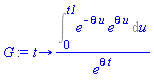 proc (t) options operator, arrow; (Int(e^(-theta*u)*e^(theta*u), u = 0 .. t1))/e^(theta*t) end proc