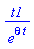 t1/e^(theta*t)
