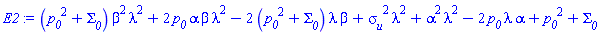 (p__0^2+Sigma__0)*beta^2*lambda^2+2*p__0*alpha*beta*lambda^2-2*(p__0^2+Sigma__0)*lambda*beta+sigma__u^2*lambda^2+alpha^2*lambda^2-2*p__0*lambda*alpha+p__0^2+Sigma__0