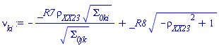 -_R7*rho__XX__23*Sigma__0ki^(1/2)/Sigma__0jk^(1/2)+_R8*(-rho__XX__23^2+1)^(1/2)