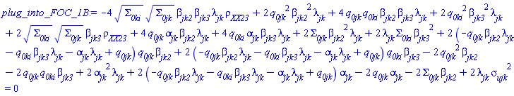 -4*Sigma__0ki^(1/2)*Sigma__0jk^(1/2)*beta__jk2*beta__jk3*lambda__jk*rho__XX__23+2*q__0jk^2*beta__jk2^2*lambda__jk+4*q__0jk*q__0ki*beta__jk2*beta__jk3*lambda__jk+2*q__0ki^2*beta__jk3^2*lambda__jk+2*Sigma__0ki^(1/2)*Sigma__0jk^(1/2)*beta__jk3*rho__XX__23+4*q__0jk*alpha__jk*beta__jk2*lambda__jk+4*q__0ki*alpha__jk*beta__jk3*lambda__jk+2*Sigma__0jk*beta__jk2^2*lambda__jk+2*lambda__jk*Sigma__0ki*beta__jk3^2+2*(-q__0jk*beta__jk2*lambda__jk-q__0ki*beta__jk3*lambda__jk-alpha__jk*lambda__jk+q__0jk)*q__0jk*beta__jk2+2*(-q__0jk*beta__jk2*lambda__jk-q__0ki*beta__jk3*lambda__jk-alpha__jk*lambda__jk+q__0jk)*q__0ki*beta__jk3-2*q__0jk^2*beta__jk2-2*q__0jk*q__0ki*beta__jk3+2*alpha__jk^2*lambda__jk+2*(-q__0jk*beta__jk2*lambda__jk-q__0ki*beta__jk3*lambda__jk-alpha__jk*lambda__jk+q__0jk)*alpha__jk-2*q__0jk*alpha__jk-2*Sigma__0jk*beta__jk2+2*lambda__jk*sigma__ujk^2 = 0