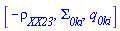 [-rho__XX__23, Sigma__0ki, q__0ki]