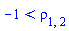 -1 < rho[1, 2]