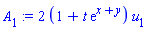 2*(1+t*exp(x+y))*u[1]
