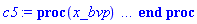 proc (x_bvp) local res, data, solnproc, _ndsol, outpoint, i; option `Copyright (c) 2000 by Waterloo Maple Inc. All rights reserved.`; _EnvDSNumericSaveDigits := Digits; Digits := 15; if _EnvInFsolve = true then outpoint := evalf[_EnvDSNumericSaveDigits](x_bvp) else outpoint := evalf(x_bvp) end if; data := Array(1..4, {(1) = proc (outpoint) local X, Y, YP, yout, errproc, L, V, i; option `Copyright (c) 2000 by Waterloo Maple Inc. All rights reserved.`; X := Vector(33, {(1) = .0, (2) = .28233496496470245, (3) = .5658952869558942, (4) = .8519883779158955, (5) = 1.1415062842989359, (6) = 1.4351451304095157, (7) = 1.733419997003576, (8) = 2.0364801144877913, (9) = 2.3442169724464077, (10) = 2.6561367742708955, (11) = 2.9713075044778314, (12) = 3.2888150379618755, (13) = 3.6078656622419722, (14) = 3.927799466451855, (15) = 4.248248454734752, (16) = 4.5690132642794, (17) = 4.889960432688388, (18) = 5.211017055510866, (19) = 5.532140607350383, (20) = 5.853305107785229, (21) = 6.174491973151275, (22) = 6.495692055882912, (23) = 6.816897584684449, (24) = 7.138099869835251, (25) = 7.459286674103036, (26) = 7.780454001865076, (27) = 8.101610883576061, (28) = 8.422778379870405, (29) = 8.743976754956115, (30) = 9.065216808588955, (31) = 9.386501674602233, (32) = 9.705336219112802, (33) = 10.0}, datatype = float[8], order = C_order); Y := Matrix(33, 2, {(1, 1) = 1.0, (1, 2) = -.8772924552331877, (2, 1) = .7532717259476802, (2, 2) = -.864002150268244, (3, 1) = .5174249135482837, (3, 2) = -.7853649036057604, (4, 1) = .31423378869995183, (4, 2) = -.6230347230247992, (5, 1) = .16375995113733796, (5, 2) = -.41451793276646715, (6, 1) = 0.7119757945613565e-1, (6, 2) = -.2243678996909551, (7, 1) = 0.25158326951573336e-1, (7, 2) = -0.963835497013202e-1, (8, 1) = 0.70608944026935095e-2, (8, 2) = -0.32194483355498904e-1, (9, 1) = 0.15432596154012065e-2, (9, 2) = -0.822153935364156e-2, (10, 1) = 0.2587302280393987e-3, (10, 2) = -0.15850701513114474e-2, (11, 1) = 0.3297216499370152e-4, (11, 2) = -0.22911633649960213e-3, (12, 1) = 0.31781730424411226e-5, (12, 2) = -0.24753042799688467e-4, (13, 1) = 0.23132909598555663e-6, (13, 2) = -0.1998661164665881e-5, (14, 1) = 0.12715549881422354e-7, (14, 2) = -0.1207616150564729e-6, (15, 1) = 0.52178541274423e-9, (15, 2) = -0.5404475947358991e-8, (16, 1) = 0.15778348161257118e-10, (16, 2) = -0.17692612071304702e-9, (17, 1) = 0.307466608296045e-12, (17, 2) = -0.3732656707319858e-11, (18, 1) = 0.11631647320858e-13, (18, 2) = -0.14511575347757843e-12, (19, 1) = -0.2066120597895542e-14, (19, 2) = 0.26751567148550323e-13, (20, 1) = 0.7113253503153256e-15, (20, 2) = -0.9806192937337492e-14, (21, 1) = -0.2579309444800299e-15, (21, 2) = 0.3768351479875404e-14, (22, 1) = 0.9987165048972809e-16, (22, 2) = -0.15404505533281173e-14, (23, 1) = -0.40833246469920144e-16, (23, 2) = 0.6643454522363756e-15, (24, 1) = 0.17625402423139746e-16, (24, 2) = -0.3003464921471493e-15, (25, 1) = -0.786919032600911e-17, (25, 2) = 0.14159406265505698e-15, (26, 1) = 0.373949019007683e-17, (26, 2) = -0.6930351805341326e-16, (27, 1) = -0.17548637809431955e-17, (27, 2) = 0.35087505357383474e-16, (28, 1) = 0.9380368338531094e-18, (28, 2) = -0.18318058599121008e-16, (29, 1) = -0.42436483692446576e-18, (29, 2) = 0.9834817235187775e-17, (30, 1) = 0.28516238110336396e-18, (30, 2) = -0.5417390391904137e-17, (31, 1) = -0.9429304468171444e-19, (31, 2) = 0.3055278347887694e-17, (32, 1) = 0.11316527493049244e-18, (32, 2) = -0.17539242557164286e-17, (33, 1) = .0, (33, 2) = 0.985826632114588e-18}, datatype = float[8], order = C_order); YP := Matrix(33, 2, {(1, 1) = -.8772924552331877, (1, 2) = .0, (2, 1) = -.864002150268244, (2, 2) = .1351013128641334, (3, 1) = -.7853649036057604, (3, 2) = .4298288883360616, (4, 1) = -.6230347230247992, (4, 2) = .6796785089085157, (5, 1) = -.41451793276646715, (5, 2) = .7198098458000008, (6, 1) = -.2243678996909551, (6, 2) = .5502202676455906, (7, 1) = -0.963835497013202e-1, (7, 2) = .3101950423844574, (8, 1) = -0.32194483355498904e-1, (8, 2) = .12946393377087215, (9, 1) = -0.822153935364156e-2, (9, 2) = 0.39892160778379045e-1, (10, 1) = -0.15850701513114474e-2, (10, 2) = 0.9041106228810243e-2, (11, 1) = -0.22911633649960213e-3, (11, 2) = 0.1505401159651923e-2, (12, 1) = -0.24753042799688467e-4, (12, 2) = 0.18433663547198184e-3, (13, 1) = -0.1998661164665881e-5, (13, 2) = 0.16648867002077256e-4, (14, 1) = -0.1207616150564729e-6, (14, 2) = 0.11130262988584572e-5, (15, 1) = -0.5404475947358991e-8, (15, 2) = 0.5461562829303927e-7, (16, 1) = -0.17692612071304702e-9, (16, 2) = 0.1945455804923299e-8, (17, 1) = -0.3732656707319858e-11, (17, 2) = 0.44369630423885995e-10, (18, 1) = -0.14511575347757843e-12, (18, 2) = 0.18543400511974227e-11, (19, 1) = 0.26751567148550323e-13, (19, 2) = -0.3656967399934146e-12, (20, 1) = -0.9806192937337492e-14, (20, 2) = 0.14279806372564047e-12, (21, 1) = 0.3768351479875404e-14, (21, 2) = -0.5823628161975935e-13, (22, 1) = -0.15404505533281173e-14, (22, 2) = 0.25180392261547706e-13, (23, 1) = 0.6643454522363756e-15, (23, 2) = -0.114521349559479e-13, (24, 1) = -0.3003464921471493e-15, (24, 2) = 0.5445378535648286e-14, (25, 1) = 0.14159406265505698e-15, (25, 2) = -0.2693456296440379e-14, (26, 1) = -0.6930351805341326e-16, (26, 2) = 0.13801372725032498e-14, (27, 1) = 0.35087505357383474e-16, (27, 2) = -0.7300436307002091e-15, (28, 1) = -0.18318058599121008e-16, (28, 2) = 0.39747221813386455e-15, (29, 1) = 0.9834817235187775e-17, (29, 2) = -0.2221732252495002e-15, (30, 1) = -0.5417390391904137e-17, (30, 2) = 0.12721490697874184e-15, (31, 1) = 0.3055278347887694e-17, (31, 2) = -0.7447249900337262e-16, (32, 1) = -0.17539242557164286e-17, (32, 2) = 0.44305111645855503e-16, (33, 1) = 0.985826632114588e-18, (33, 2) = -0.2570933526925362e-16}, datatype = float[8], order = C_order); errproc := proc (x_bvp) local outpoint, X, Y, yout, L, V, i; option `Copyright (c) 2000 by Waterloo Maple Inc. All rights reserved.`; Digits := 15; outpoint := evalf(x_bvp); X := Vector(33, {(1) = .0, (2) = .28233496496470245, (3) = .5658952869558942, (4) = .8519883779158955, (5) = 1.1415062842989359, (6) = 1.4351451304095157, (7) = 1.733419997003576, (8) = 2.0364801144877913, (9) = 2.3442169724464077, (10) = 2.6561367742708955, (11) = 2.9713075044778314, (12) = 3.2888150379618755, (13) = 3.6078656622419722, (14) = 3.927799466451855, (15) = 4.248248454734752, (16) = 4.5690132642794, (17) = 4.889960432688388, (18) = 5.211017055510866, (19) = 5.532140607350383, (20) = 5.853305107785229, (21) = 6.174491973151275, (22) = 6.495692055882912, (23) = 6.816897584684449, (24) = 7.138099869835251, (25) = 7.459286674103036, (26) = 7.780454001865076, (27) = 8.101610883576061, (28) = 8.422778379870405, (29) = 8.743976754956115, (30) = 9.065216808588955, (31) = 9.386501674602233, (32) = 9.705336219112802, (33) = 10.0}, datatype = float[8], order = C_order); Y := Matrix(33, 2, {(1, 1) = .0, (1, 2) = 0.14669478714556444e-9, (2, 1) = -0.1320349829409252e-9, (2, 2) = 0.18351137059203102e-9, (3, 1) = 0.6992228386771754e-11, (3, 2) = 0.22755699987587638e-10, (4, 1) = 0.29277225606276225e-9, (4, 2) = -0.5106736112367138e-9, (5, 1) = -0.1898523690495055e-9, (5, 2) = 0.16927709921890168e-10, (6, 1) = -0.8846183458401529e-9, (6, 2) = 0.24406010637764106e-8, (7, 1) = 0.5099594781145903e-9, (7, 2) = -0.6580495685568509e-9, (8, 1) = 0.11127454329484344e-8, (8, 2) = -0.43358703200253965e-8, (9, 1) = -0.7335220888709085e-9, (9, 2) = 0.24966378626939707e-8, (10, 1) = -0.6786499395706225e-9, (10, 2) = 0.3448808260379694e-8, (11, 1) = 0.34316274325041773e-9, (11, 2) = -0.18148373204801812e-8, (12, 1) = 0.13521011553266648e-9, (12, 2) = -0.7902805925000925e-9, (13, 1) = -0.7764324575855586e-10, (13, 2) = 0.5901645483530738e-9, (14, 1) = -0.14100667803985136e-10, (14, 2) = 0.8986738664486018e-10, (15, 1) = 0.48600179783131e-11, (15, 2) = -0.55115096829304256e-10, (16, 1) = 0.6764817169802964e-12, (16, 2) = -0.7969354349574233e-11, (17, 1) = 0.7905182793622629e-13, (17, 2) = -0.946270891053416e-12, (18, 1) = -0.5253014845203794e-14, (18, 2) = 0.6209294293120555e-13, (19, 1) = 0.2237031281255525e-14, (19, 2) = -0.2904094929530438e-13, (20, 1) = -0.7402308834923597e-15, (20, 2) = 0.10203992630860957e-13, (21, 1) = 0.26868238067487595e-15, (21, 2) = -0.3925433401246394e-14, (22, 1) = -0.10403295235872169e-15, (22, 2) = 0.16046357146302695e-14, (23, 1) = 0.4253463178280752e-16, (23, 2) = -0.6920265134976699e-15, (24, 1) = -0.18359794190699864e-16, (24, 2) = 0.31286092931866044e-15, (25, 1) = 0.8197073256259701e-17, (25, 2) = -0.14749381526569245e-15, (26, 1) = -0.3895302281330191e-17, (26, 2) = 0.7219116463897593e-16, (27, 1) = 0.18279831051492376e-17, (27, 2) = -0.3654948474727552e-16, (28, 1) = -0.9771217019303491e-18, (28, 2) = 0.19081311040751836e-16, (29, 1) = 0.4420467051296714e-18, (29, 2) = -0.10244601286654223e-16, (30, 1) = -0.2970441469826846e-18, (30, 2) = 0.5643114991567017e-17, (31, 1) = 0.9822192154345644e-19, (31, 2) = -0.31825816123831257e-17, (32, 1) = -0.11788049471926902e-18, (32, 2) = 0.1827004433038027e-17, (33, 1) = .0, (33, 2) = -0.10269027417860591e-17}, datatype = float[8], order = C_order); if not type(outpoint, 'numeric') then if outpoint = "start" or outpoint = "left" then return X[1] elif outpoint = "right" then return X[33] elif outpoint = "order" then return 8 elif outpoint = "error" then return HFloat(4.3358703200253965e-9) elif outpoint = "errorproc" then error "this is already the error procedure" elif outpoint = "rawdata" then return [2, 33, [theta(x), diff(theta(x), x)], X, Y] else return ('procname')(x_bvp) end if end if; if outpoint < X[1] or X[33] < outpoint then error "solution is only defined in the range %1..%2", X[1], X[33] end if; V := array([1 = 4, 2 = 0]); if Digits <= trunc(evalhf(Digits)) then L := Vector(4, 'datatype' = 'float'[8]); yout := Vector(2, 'datatype' = 'float'[8]); evalhf(`dsolve/numeric/lagrange`(33, 2, X, Y, outpoint, var(yout), var(L), var(V))) else L := Vector(4, 'datatype' = 'sfloat'); yout := Vector(2, 'datatype' = 'sfloat'); `dsolve/numeric/lagrange`(33, 2, X, Y, outpoint, yout, L, V) end if; [x = outpoint, seq('[theta(x), diff(theta(x), x)]'[i] = yout[i], i = 1 .. 2)] end proc; if not type(outpoint, 'numeric') then if outpoint = "start" or outpoint = "left" then return X[1] elif outpoint = "method" then return "bvp" elif outpoint = "right" then return X[33] elif outpoint = "order" then return 8 elif outpoint = "error" then return HFloat(4.3358703200253965e-9) elif outpoint = "errorproc" then return eval(errproc) elif outpoint = "rawdata" then return [2, 33, "depnames", X, Y, YP] else error "non-numeric value" end if end if; if outpoint < X[1] or X[33] < outpoint then error "solution is only defined in the range %1..%2", X[1], X[33] end if; if Digits <= trunc(evalhf(Digits)) and (_EnvInFsolve <> true or _EnvDSNumericSaveDigits <= trunc(evalhf(Digits))) then V := array( 1 .. 6, [( 1 ) = (7), ( 2 ) = (0), ( 3 ) = (false), ( 4 ) = (false), ( 5 ) = (false), ( 6 ) = (false)  ] ); L := Matrix(7, 2, {(1, 1) = .0, (1, 2) = .0, (2, 1) = .0, (2, 2) = .0, (3, 1) = .0, (3, 2) = .0, (4, 1) = .0, (4, 2) = .0, (5, 1) = .0, (5, 2) = .0, (6, 1) = .0, (6, 2) = .0, (7, 1) = .0, (7, 2) = .0}, datatype = float[8], order = C_order); yout := Vector(2, {(1) = .0, (2) = .0}, datatype = float[8]); evalhf(`dsolve/numeric/hermite`(33, 2, X, Y, YP, outpoint, var(yout), var(L), var(V))) else if _EnvInFsolve = true then Digits := _EnvDSNumericSaveDigits end if; V := array( 1 .. 6, [( 1 ) = (7), ( 2 ) = (0), ( 3 ) = (false), ( 4 ) = (false), ( 5 ) = (false), ( 6 ) = (false)  ] ); L := Matrix(7, 2, {(1, 1) = 0., (1, 2) = 0., (2, 1) = 0., (2, 2) = 0., (3, 1) = 0., (3, 2) = 0., (4, 1) = 0., (4, 2) = 0., (5, 1) = 0., (5, 2) = 0., (6, 1) = 0., (6, 2) = 0., (7, 1) = 0., (7, 2) = 0.}, order = C_order); yout := Vector(2, {(1) = 0., (2) = 0.}); `dsolve/numeric/hermite`(33, 2, X, Y, YP, outpoint, yout, L, V) end if; [outpoint, seq(yout[i], i = 1 .. 2)] end proc, (2) = Array(0..0, {}), (3) = [x, theta(x), diff(theta(x), x)], (4) = 0}); solnproc := data[1]; if not type(outpoint, 'numeric') then if outpoint = "solnprocedure" then return eval(solnproc) elif member(outpoint, ["start", "left", "right", "errorproc", "rawdata", "order", "error"]) then return solnproc(x_bvp) elif outpoint = "sysvars" then return data[3] elif procname <> unknown then return ('procname')(x_bvp) else _ndsol := pointto(data[2][0]); return ('_ndsol')(x_bvp) end if end if; try res := solnproc(outpoint); [x = res[1], seq('[theta(x), diff(theta(x), x)]'[i] = res[i+1], i = 1 .. 2)] catch: error  end try end proc
