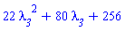 22*lambda__3^2+80*lambda__3+256