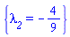 {lambda__2 = -4/9}