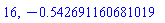 16, -.542691160681018525