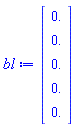 Vector(5, {(1) = 0., (2) = 0., (3) = 0., (4) = 0., (5) = 0.})