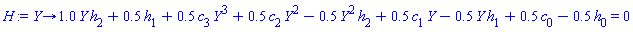 proc (Y) options operator, arrow; 1.0*Y*h[2]+.5*h[1]+.5*c[3]*Y^3+.5*c[2]*Y^2-.5*Y^2*h[2]+.5*c[1]*Y-.5*Y*h[1]+.5*c[0]-.5*h[0] = 0 end proc