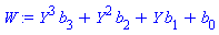 Y^3*b[3]+Y^2*b[2]+Y*b[1]+b[0]
