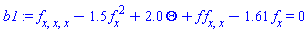 diff(diff(diff(f(x), x), x), x)-1.5*(diff(f(x), x))^2+2.0*Theta+f(x)*(diff(diff(f(x), x), x))-1.61*(diff(f(x), x)) = 0