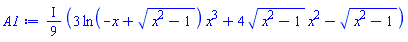 ((1/9)*I)*(3*ln(-x+(x^2-1)^(1/2))*x^3+4*(x^2-1)^(1/2)*x^2-(x^2-1)^(1/2))